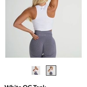 White NVGTN Tank Top